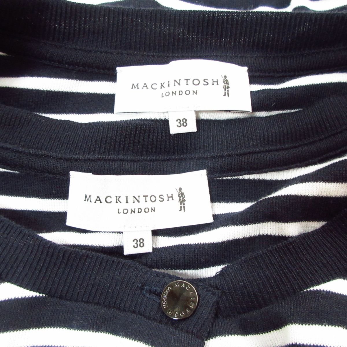 美品 MACKINTOSH LONDON カーデアンサンブル 38 三陽商会