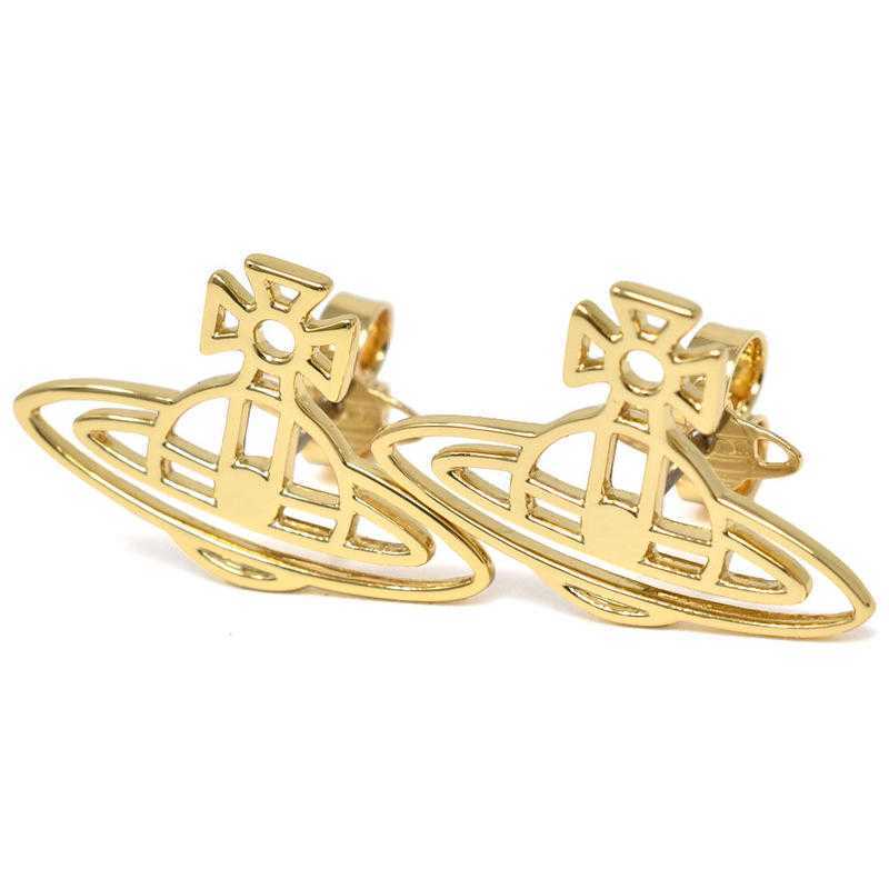 格安 Vivienne レディース ピアス EARRINGS ORB FLAT LINES THIN