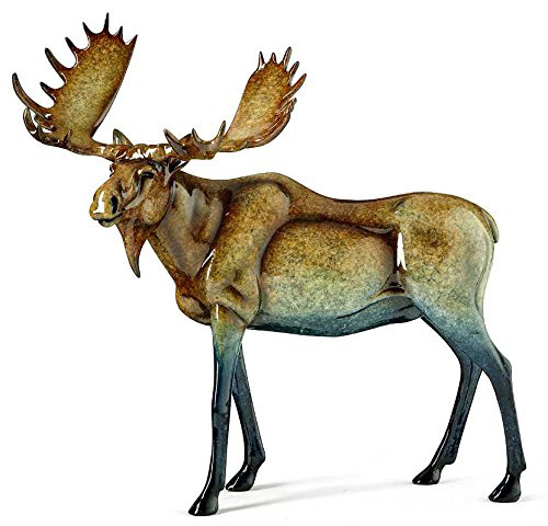 100％品質 オーガスト ムース（ヘラジカ）大鹿 イマゴ（面影）彫刻
