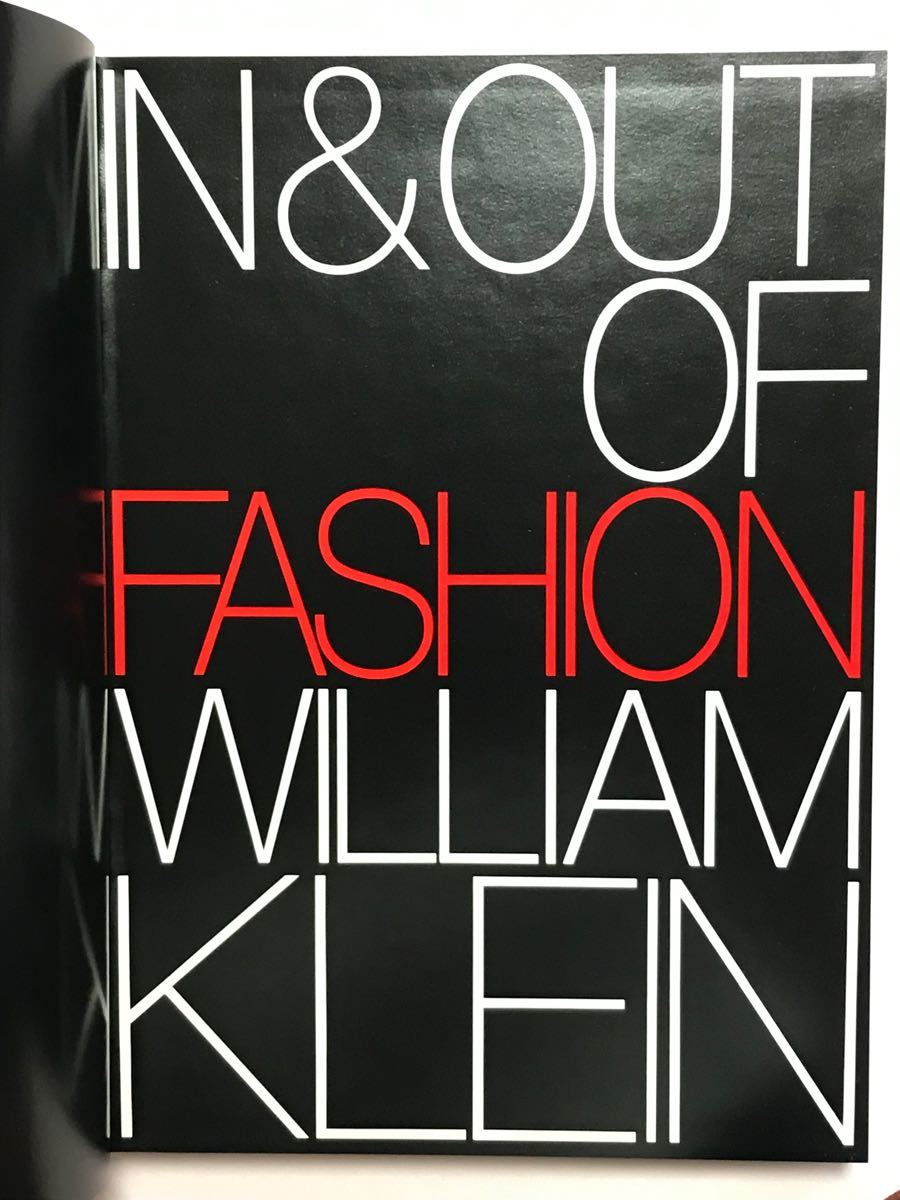 IN AND OUT OF FASHION William Klein ウィリアム・クライン 写真集