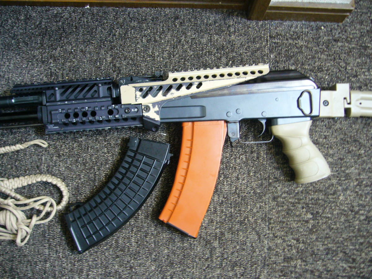 マルイ AK47 カスタム ジャンク扱い スペアマガジン スリング付き