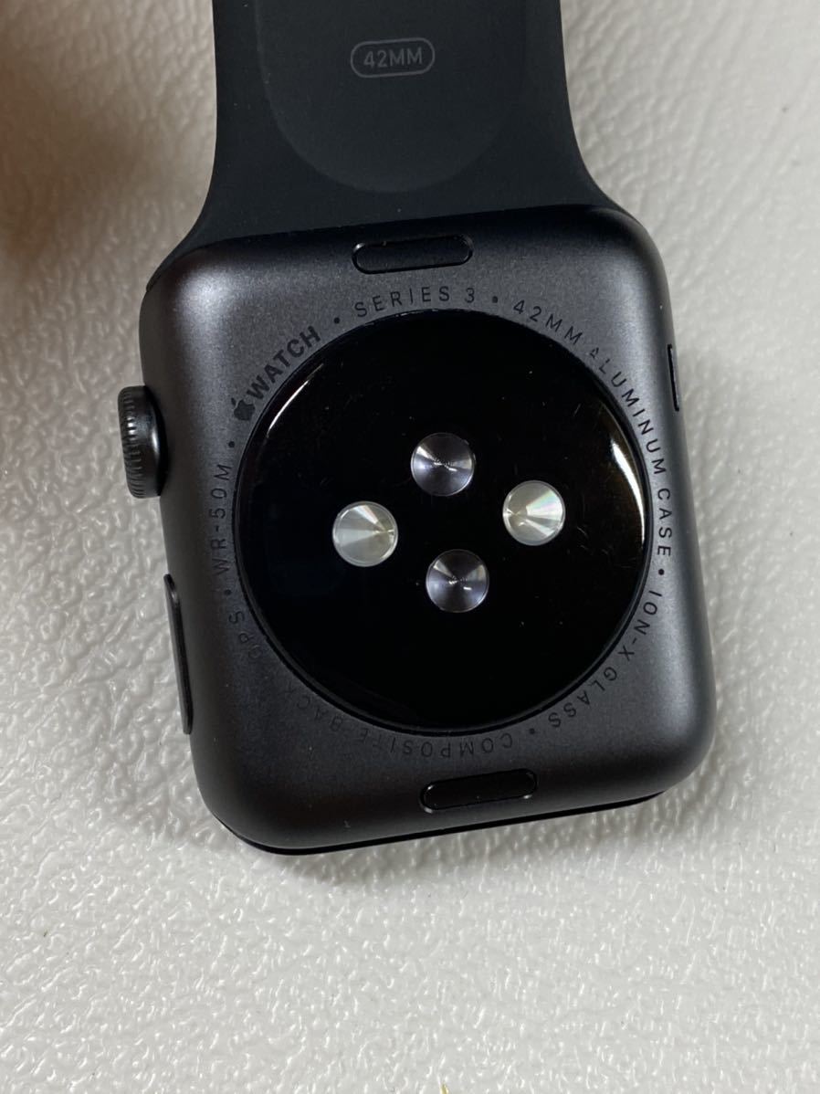 Apple Watch Series 3 アップルウォッチ A1859 42MM 状態良好　ジャンク　(60s)_画像4