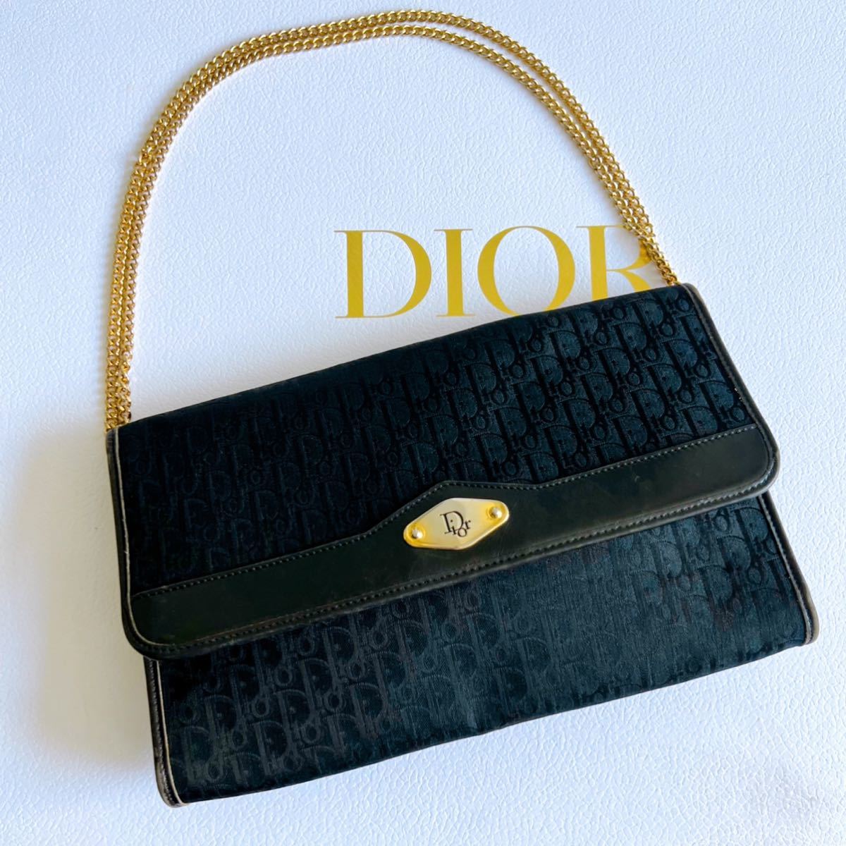 美品 クリスチャンディオール Christian Dior トロッター チェーン