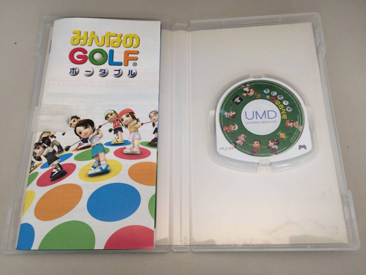 中古A★みんなのGOLF ポータブル★PSPソフト_画像3