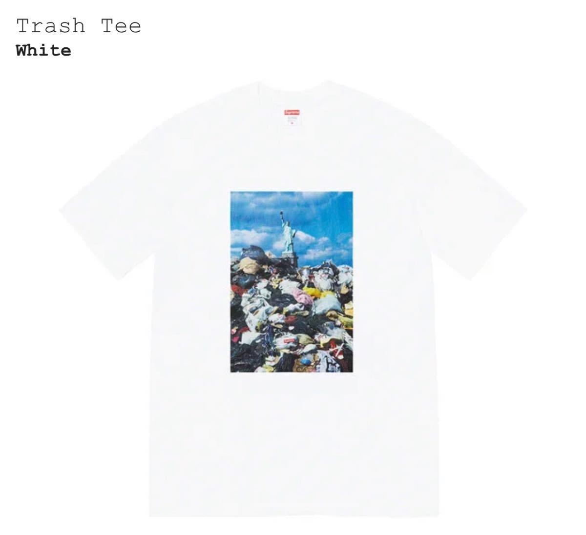 【新品】Supreme Trash Tee シュプリーム WHITE サイズ：M