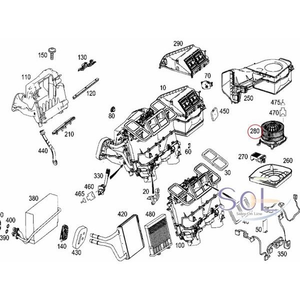 ベンツ W211 エアコン ブロアモーター E240 E250 E280 E300 E320 E350 E500 E550 E55 E63 2118300908 2118300408 出荷締切18時_画像2