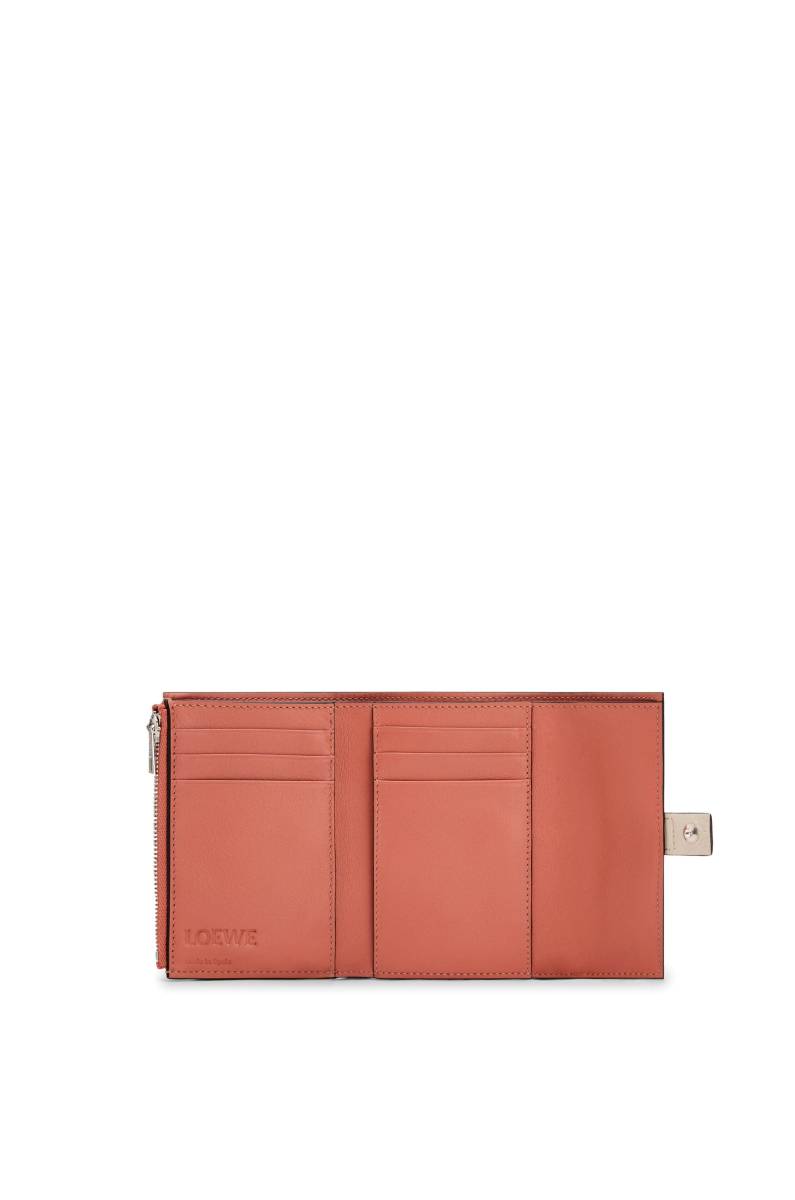 未使用品】LOEWE スモールバーティカルウォレットライトオーツ ハニー