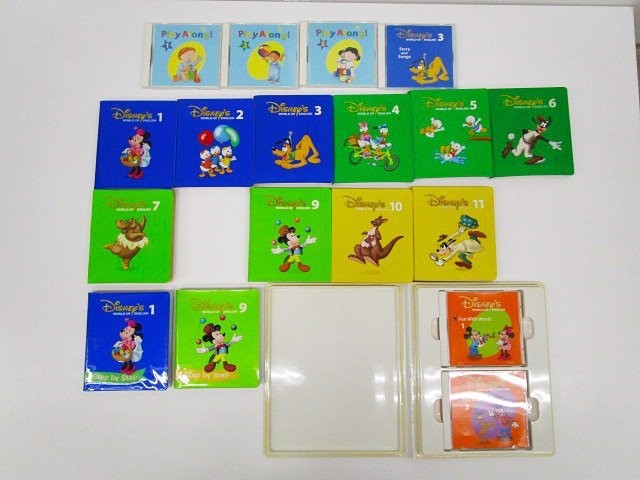 [ same day shipping ] world Family Disney English system CD/DVD/ picture book / Play Mate other set English / teaching material / intellectual training / study /. a little over DWE 331