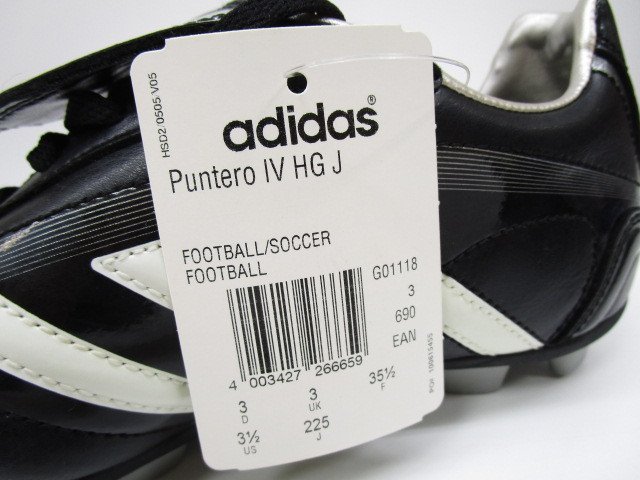 即日発送 タグ付 adidas アディダス Puntero IV HG J プンテロ4 G01118 サッカー フットボール 子供 ブラック 361(22.5cm)｜売買されたオークション情報、yahooの商品情報をアーカイブ公開 -