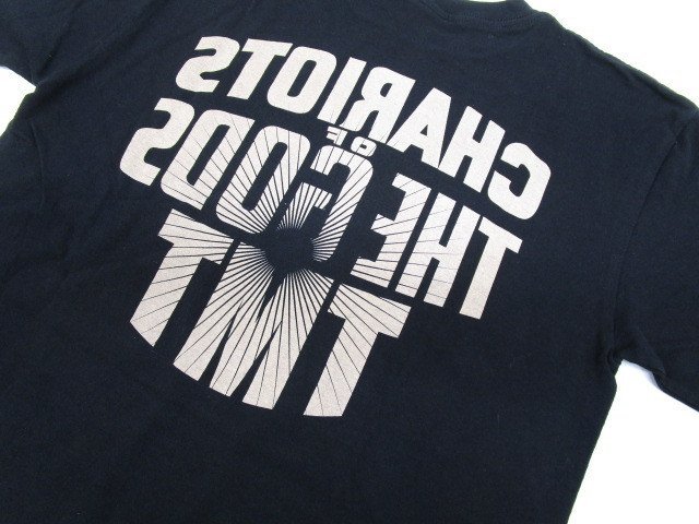 [即日発送]★良品★ tmt　ティーエムティー　半袖Tシャツ　トップス　CHARIOTS OF THE GODS TMT　ロゴ　メンズ　SizeM　黒　ブラック　331_画像3