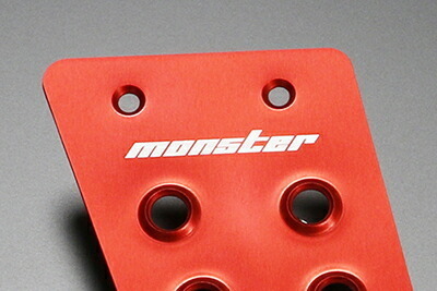 Monster Sport モンスタースポーツ フットレストカバー クリヤアルマイト スイフトスポーツ ZC33S 17.09～ 6MT/6AT車共通_画像2