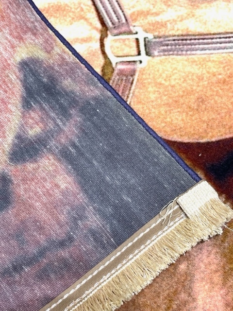 アートペルシャ絨毯・プリントマシンノット・イラン・絨毯・タペストリー60cm×90cm p16_画像6