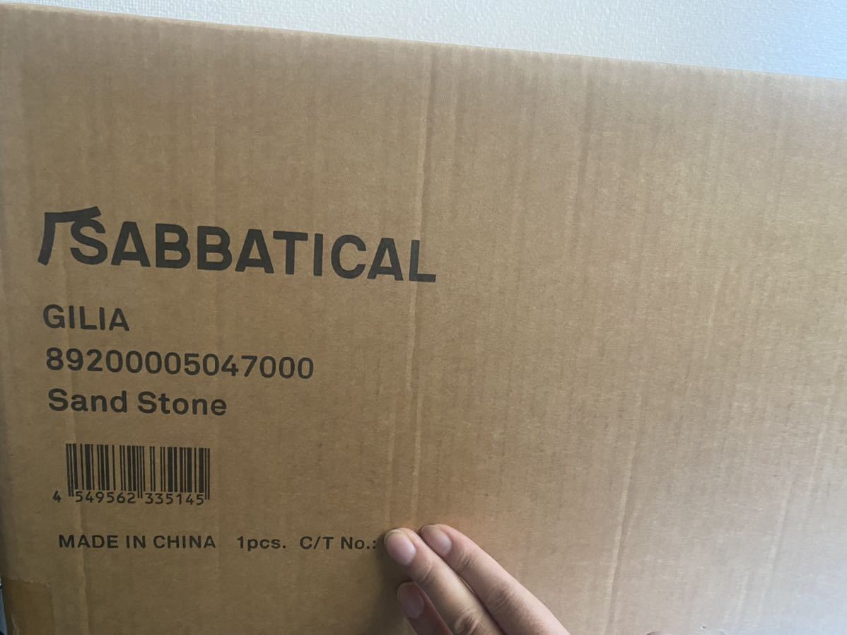 未開封 SABBATICAL サバティカル ギリア サンドストーン | fgaeet.org