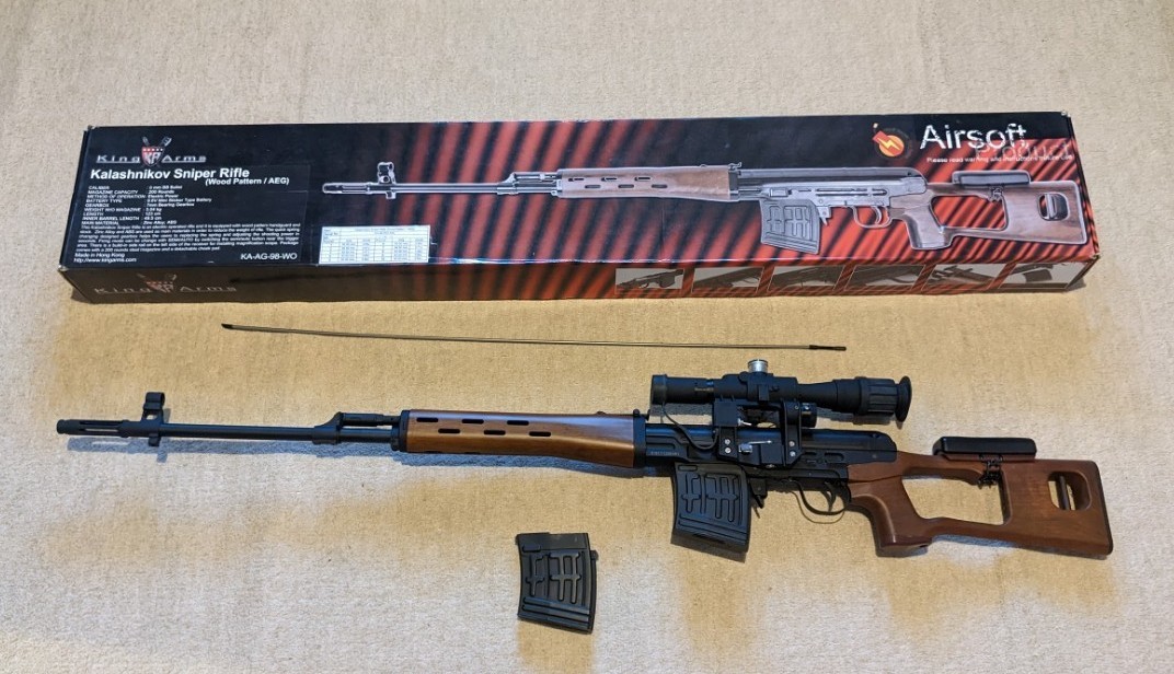 通販新作 kingarms SVD(ドラグノフ狙撃銃) 電動ガン 好評日本製