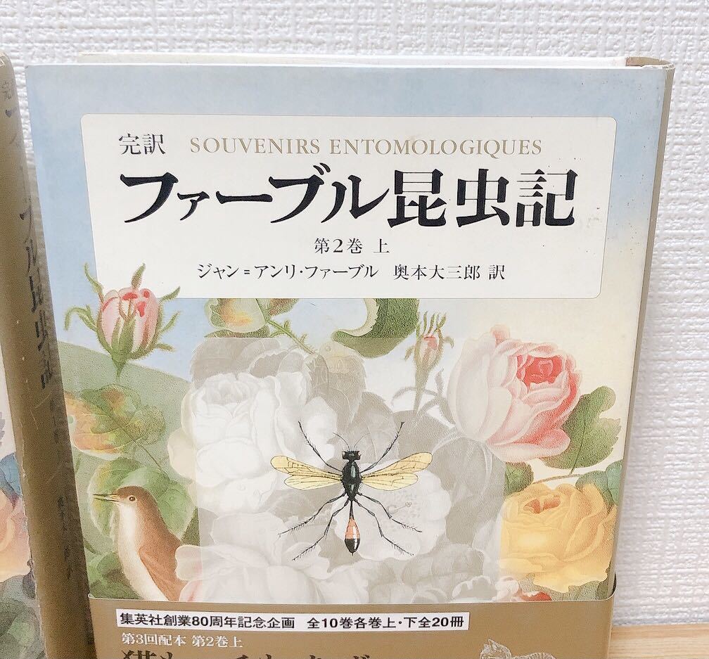 ★月報付き★ 完訳 ファーブル昆虫記 計15冊セット【第1巻〜第7巻上下・第8巻上までのセット】 ジャン＝アンリ・ファーブル著 奥本大三郎訳の画像9