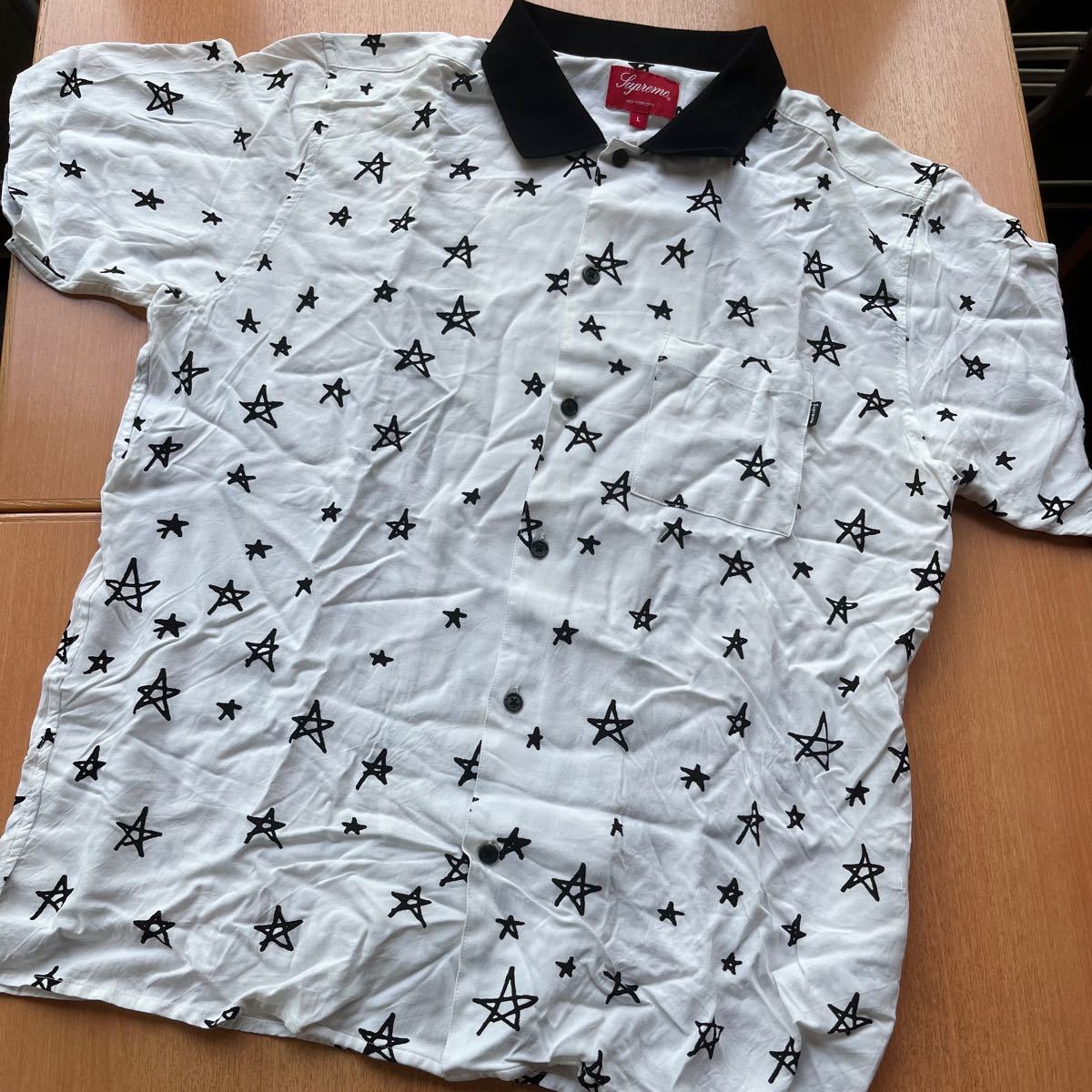 大人気！supreme Devil Rayon shirt 半袖 シャツ