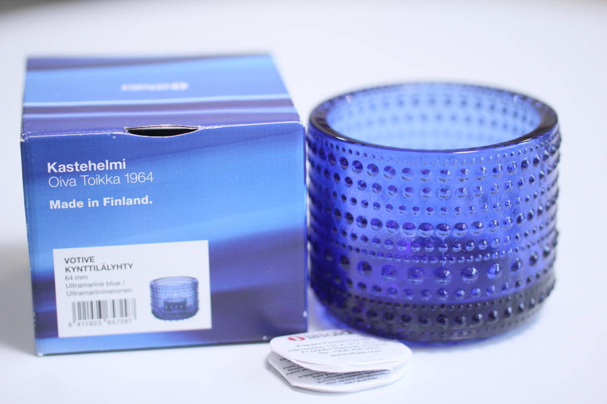 20914 rental te ад mi Ultra морской голубой не использовался suomi100 iittala iittala негодный номер Kastehelmi свеча держатель 