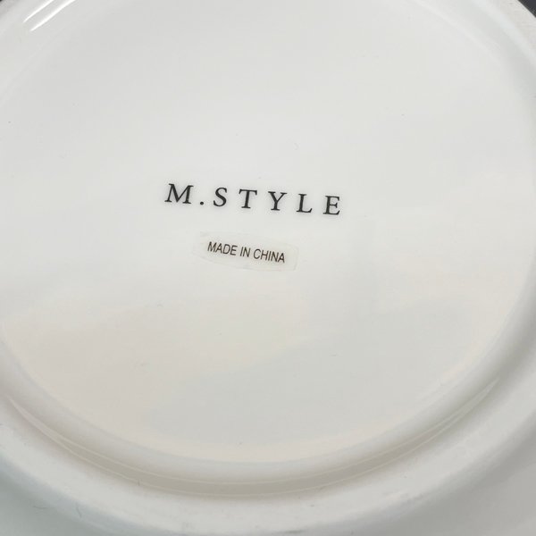 未使用 ◆ M. STYLE オーバルボール Mサイズ ◆ 食器 ボール 皿 深型 白 札幌発_画像6