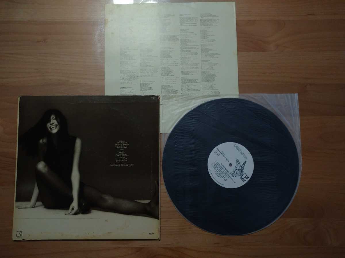 ★Carly Simon カーリー・サイモン★Playing Possum 人生はいたずら★見本盤★歌詞カード汚れあり★LPレコード★中古品★SAMPLE★PROMO_画像6