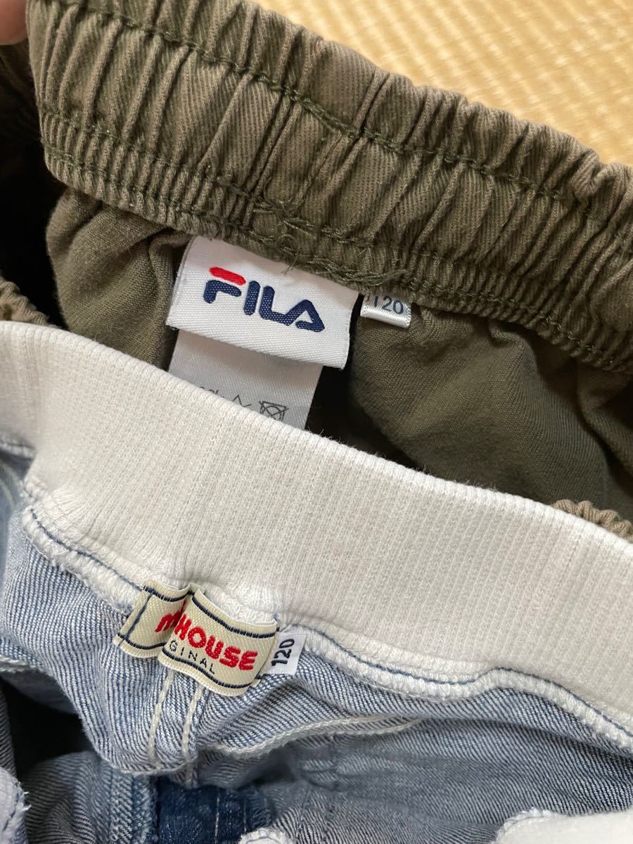 ハーフパンツ ショートパンツ 半ズボン まとめ売りユニクロ GAP ミキハウス ベビードール FILA 120