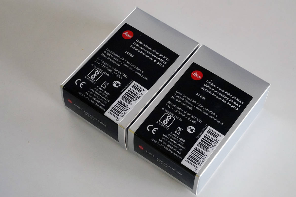 美品】LEICA M10 純正バッテリー BP-SCL5 24003 M10-P M10-R ライカM10