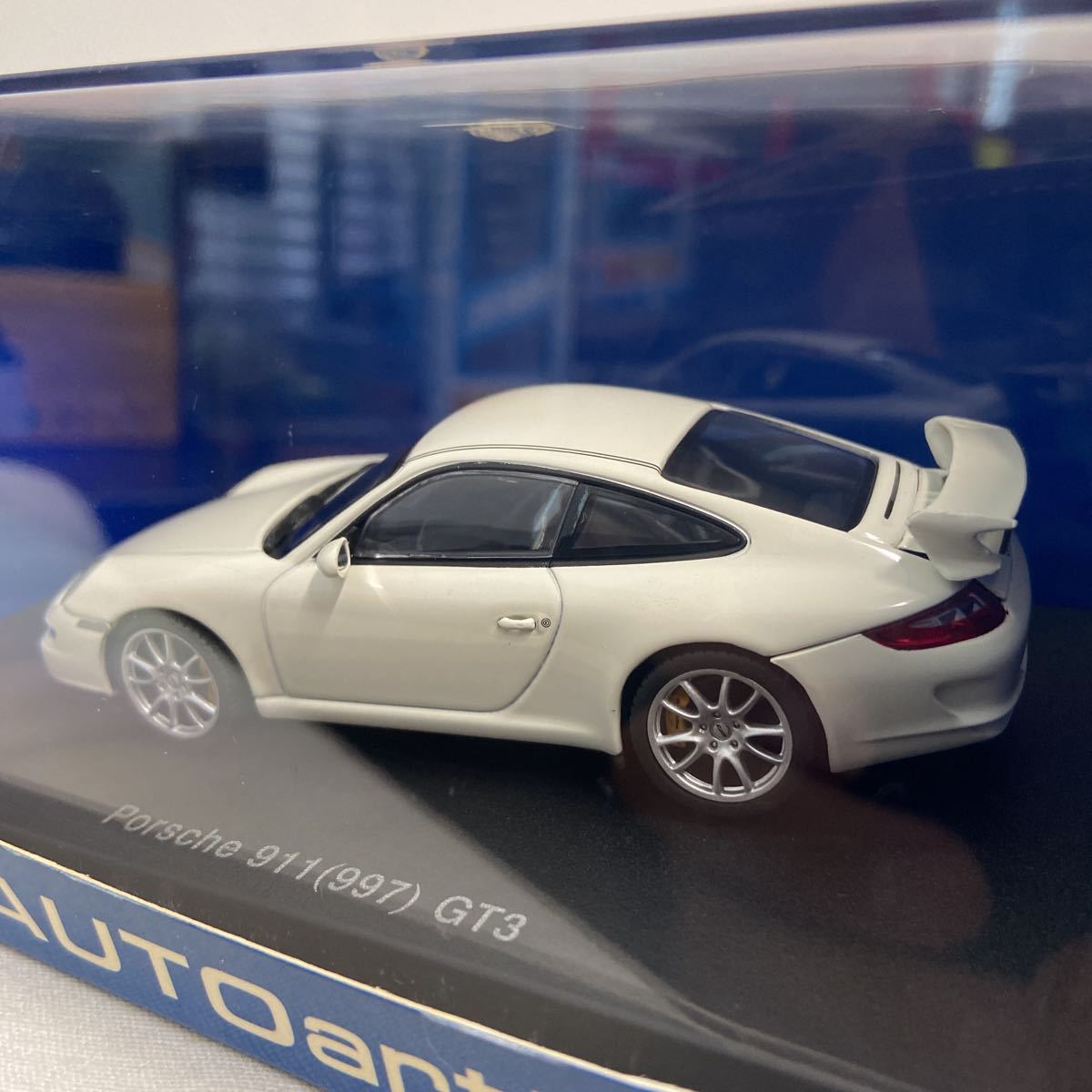 AUTOart 1/43 Porsche 911 GT3 White オートアート ポルシェ 997型 ホワイト ミニカー モデルカー_画像5