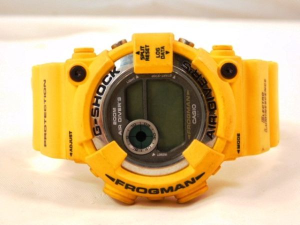 841 CASIO G-SHOCK DW-8250 腕時計 黄色 イエロー系 FROGMAN 