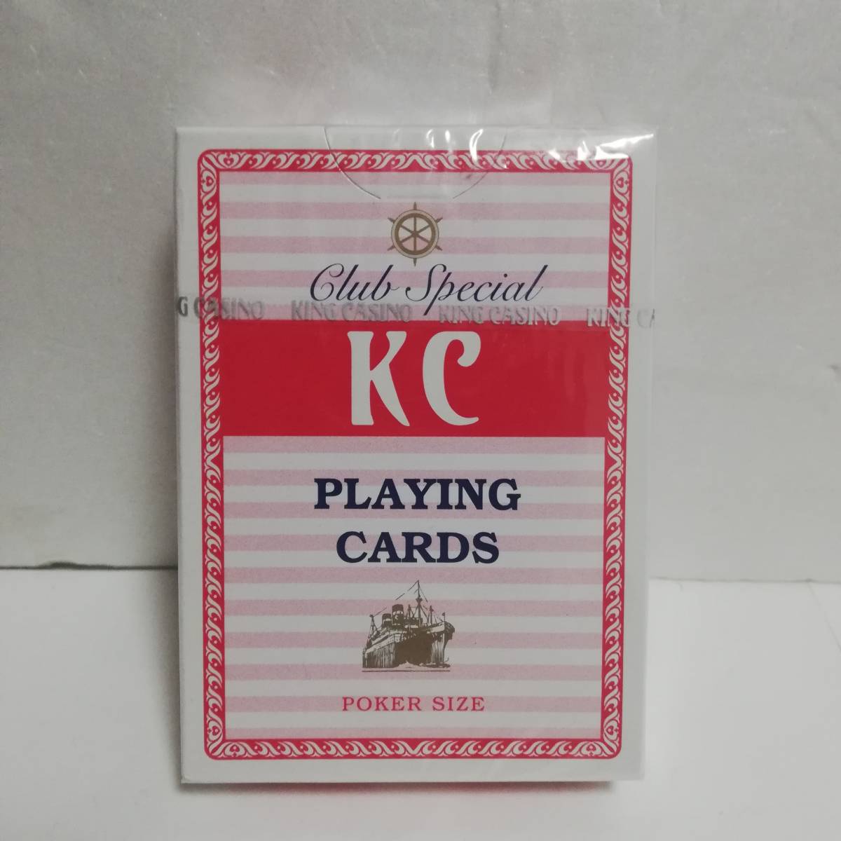 ◆Club Special KC PLAYING CARDS POKER SIZE◆プレイングカード ◆ポーカーサイズ ◆トランプ ◆KING CASINO◆キングカジノ◆未開封品の画像1