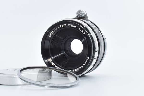 美品】Canon CANON LENS 35mm F2.8 広角レンズ ライカ L39 Lマウント