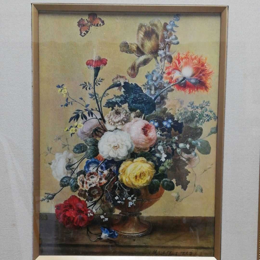 絵画 額絵★Michael Janch 「garden Flowers」★ドイツ