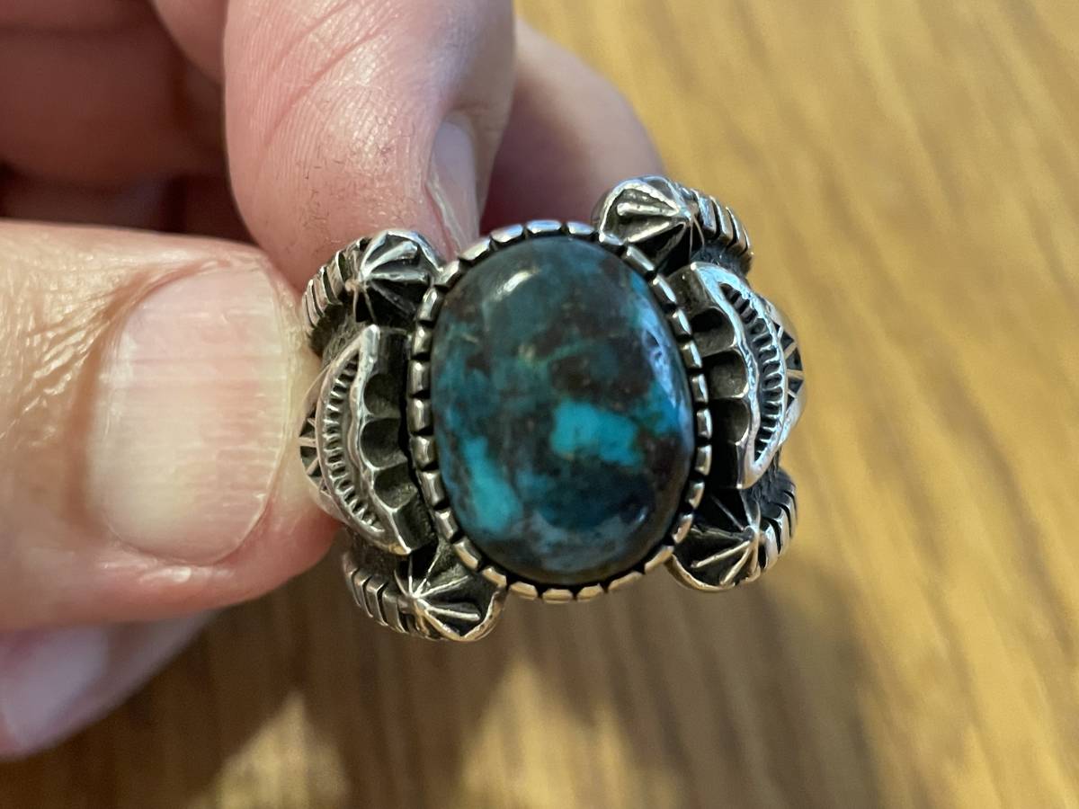  beautiful biz Be turquoise stamp Work ring 