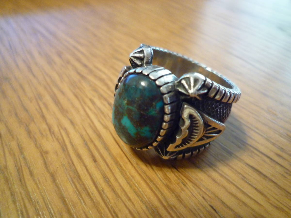  beautiful biz Be turquoise stamp Work ring 