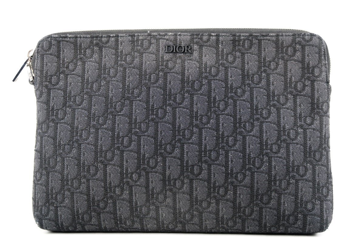 美品】Christian Dior ディオール トロッター オブリーク クラッチ