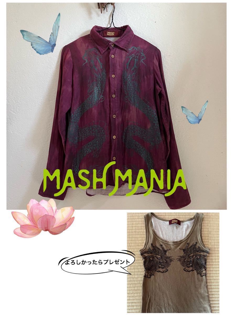 レディース服 長袖シャツ MASH MANIA 龍 ドラゴン 【タンクトップ