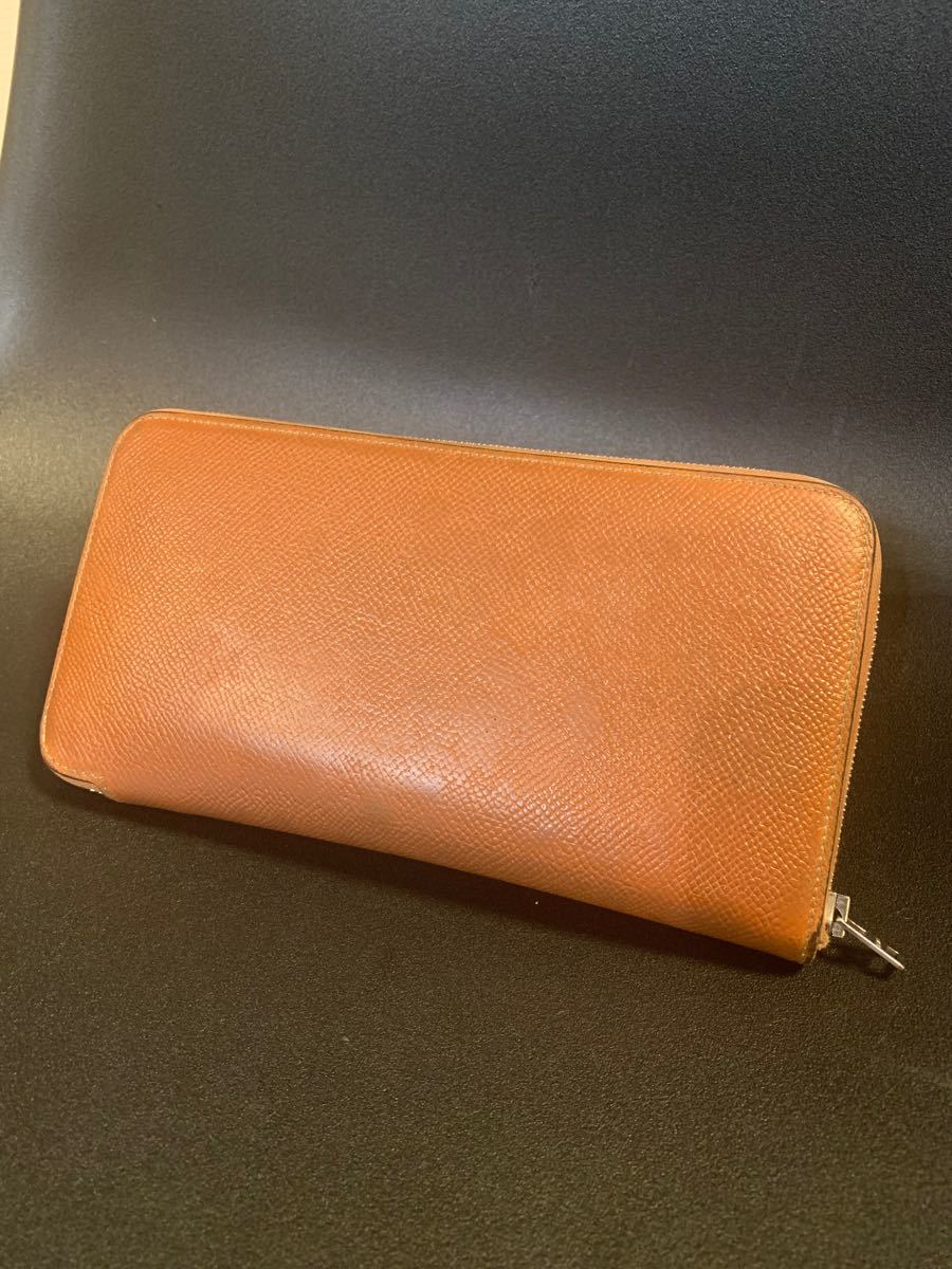 HERMES エルメス アザップロング シルクイン ラウンドファスナー 長