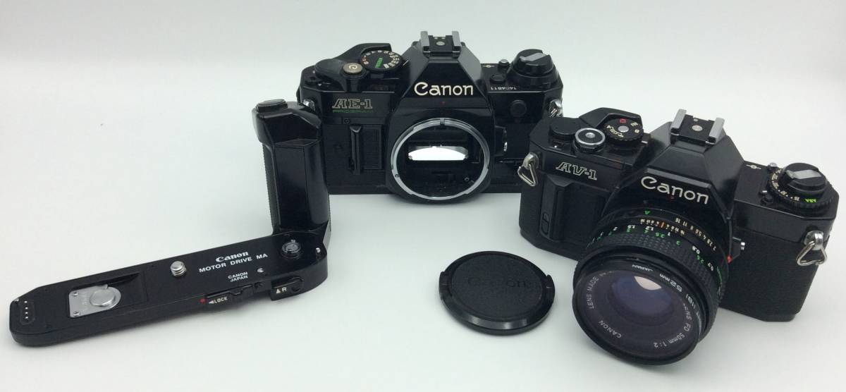 新しい到着 キャノン canon A1 フィルムカメラ 2台 セット 動作品 