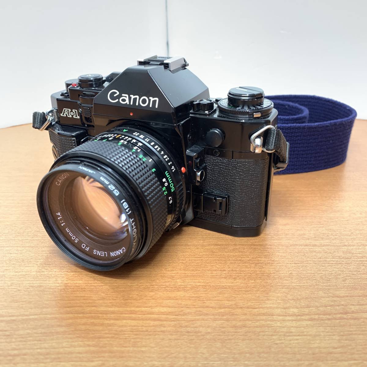 T0197 Canon キヤノン 一眼レフ フィルムカメラ A-1  Canon キヤノン レンズ FD 50mm 1:1.4 