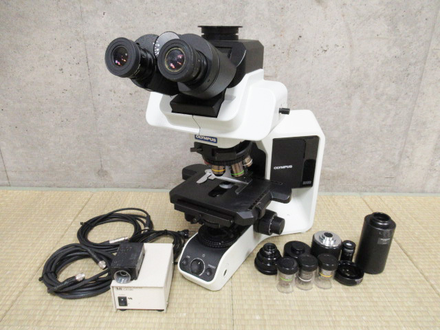 OLYMPUS オリンパス 生物顕微鏡 顕微鏡 BX53 BX53F2 / カメラアダプター teli CA180 / オリンパス CCDカメラ CS230B 管理4Y0916DS