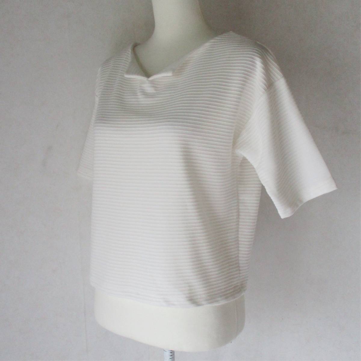 ☆新品☆Samansa Mos2 blue サマンサモスモス ☆キーネックTシャツ