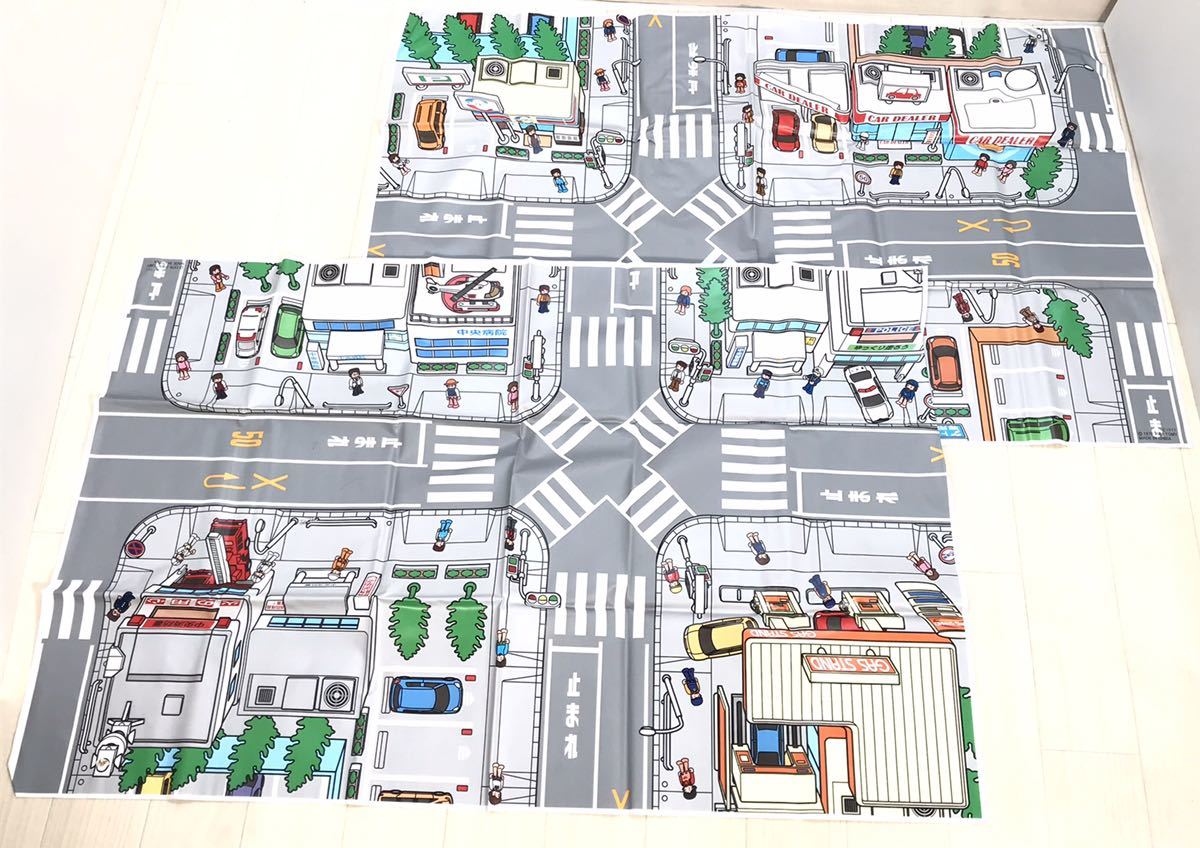 ◯トミカ　ぼくの街のタウンマップ　TOMY◯ プレイシート　TOMICA トミー　_画像1