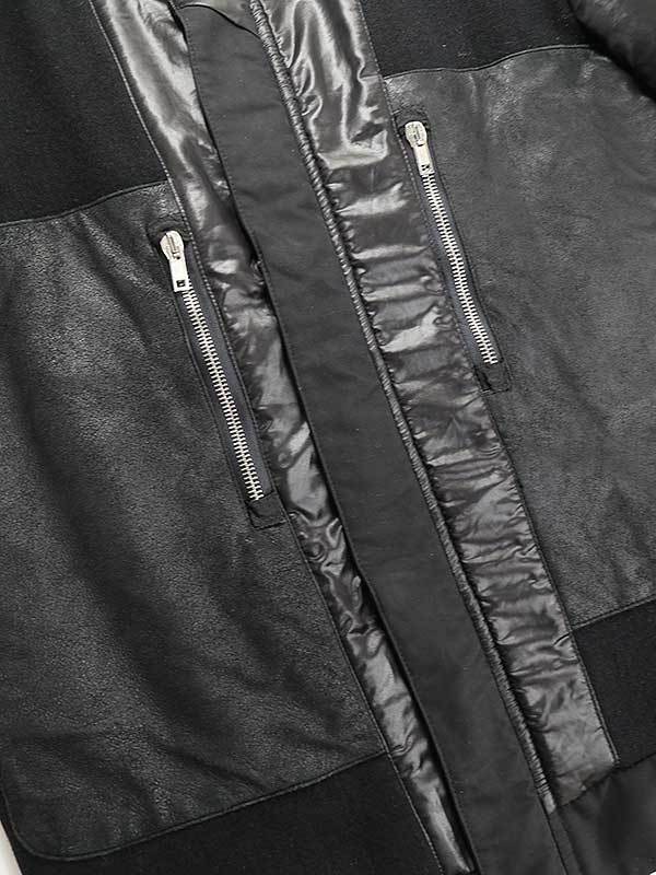 Rick Owens リックオウエンス 06AW マルチファブリックパテッドジャケット ブルゾン ブラック サイズ:S メンズ【中古】_画像7