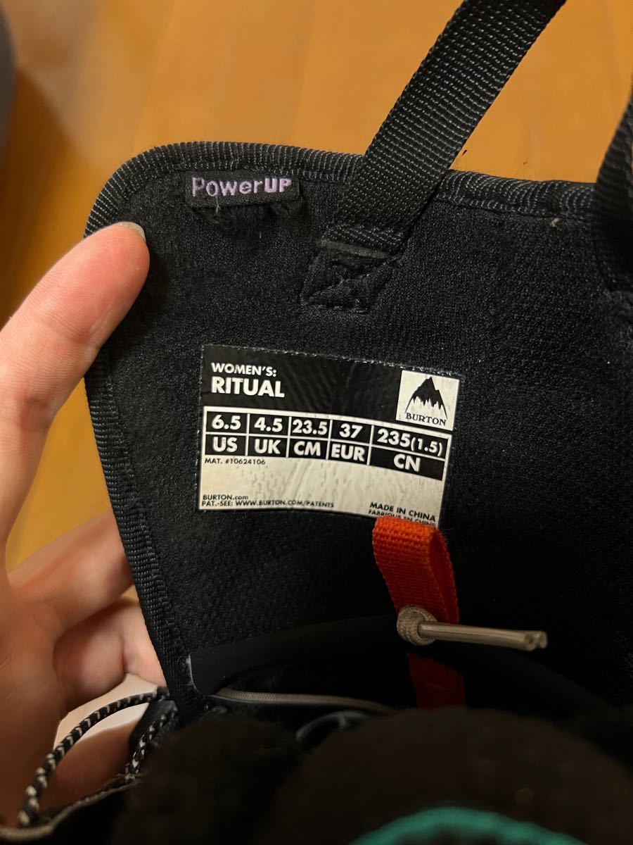 上品 【美品】BURTON RITUAL 国内正規□ 23.5cm 【美品】BURTON - htii