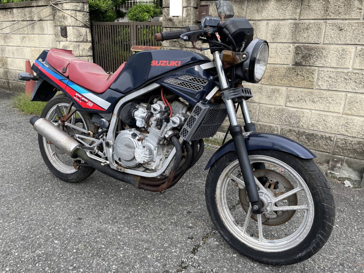 8000キロ GF250 GJ71C-115*** 書類、鍵付き レストアベースor