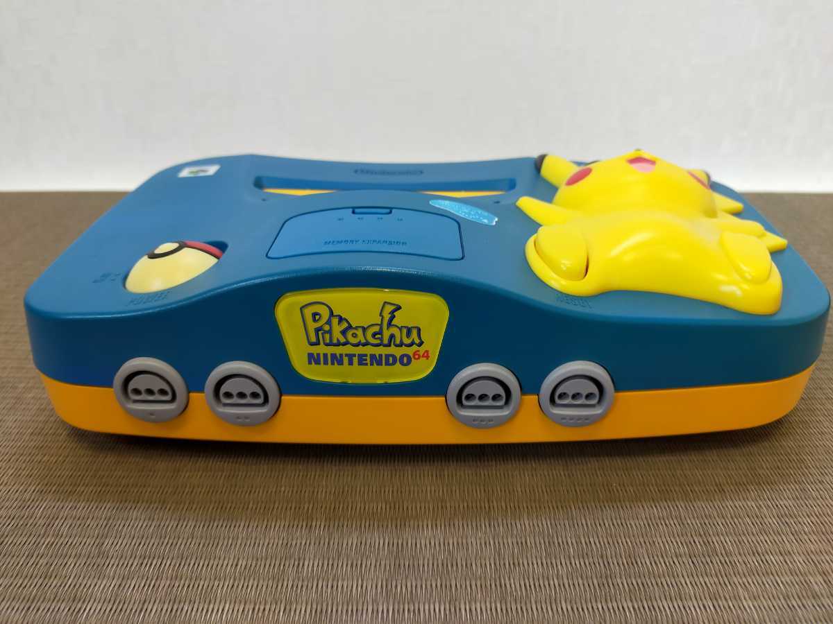 美品 動作品】Nintendo ニンテンドー64 ピカチュウ モデル 美品 動作品】Nintendo ニンテンドー64 ピカチュウ モデル