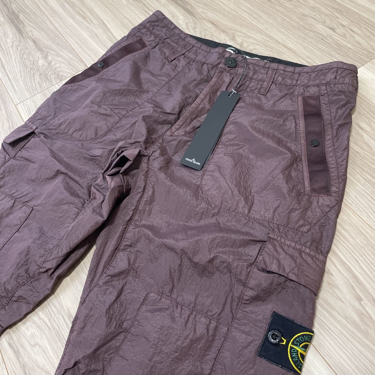 新品 Stone island ストーンアイランド シアサッカー ナイロンメタル