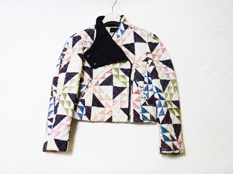 イザベルマラン ISABEL MARANT Bonny patchworkプリント キルティング