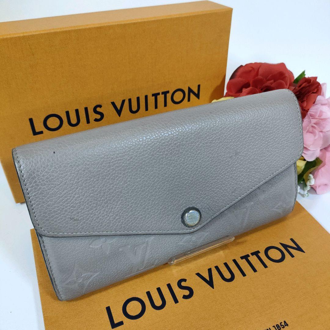 美品 LOUIS VUITTON ルイヴィトン 長財布 モノグラム アンプラント