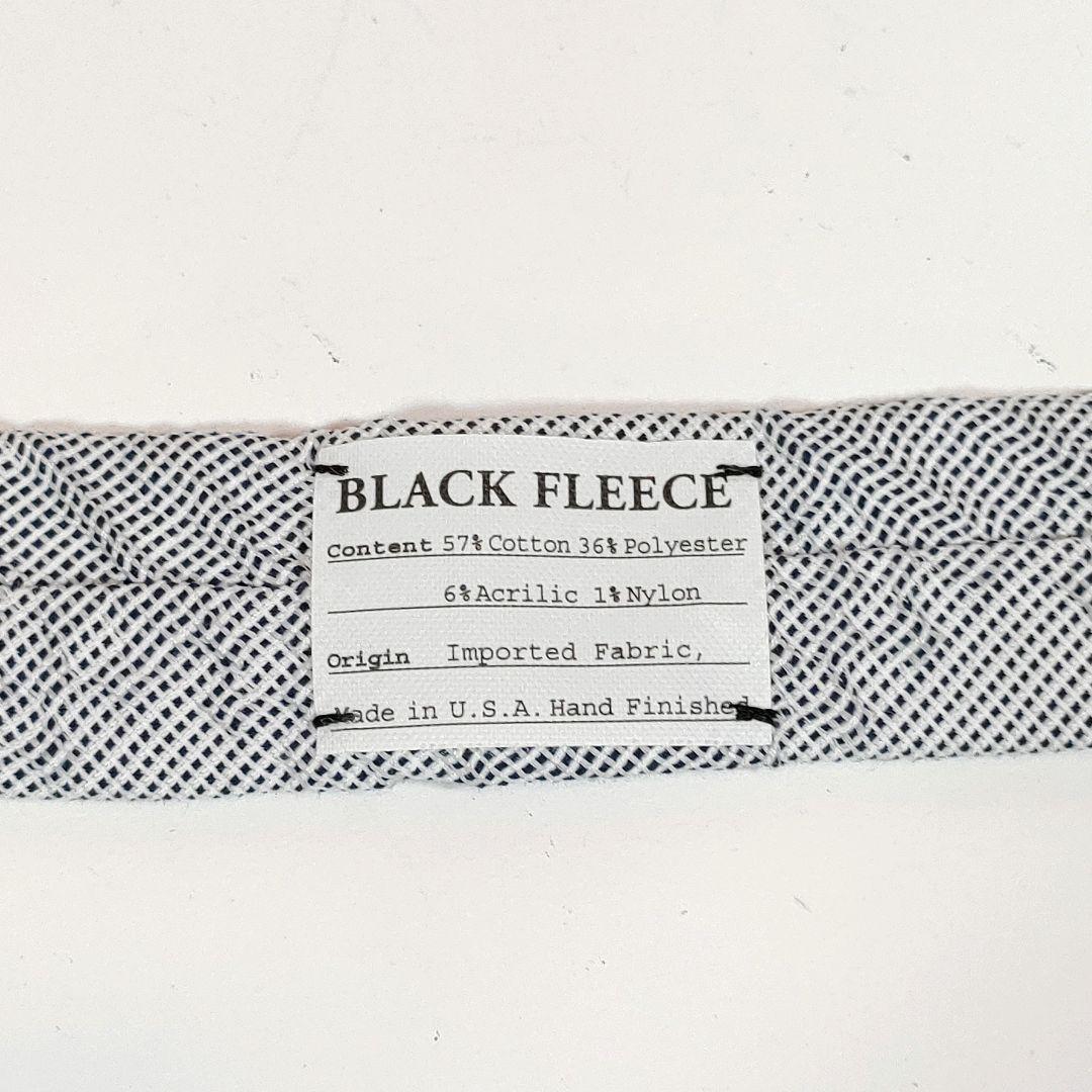 レア 極美品 ネクタイ BLACK FLEECE ブラックフリース ホワイト 白 ネイビー 紺 ドット ブルックスブラザーズ ナロー ビジネス カジュアル
