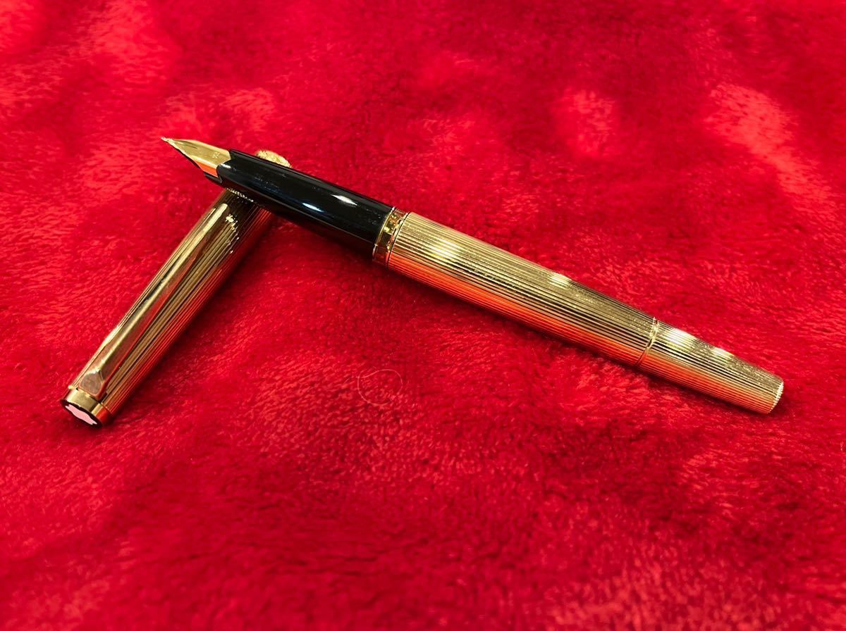 希少】MONTBLANC モンブラン ペン先 18K EF万年筆 ゴールド 1246