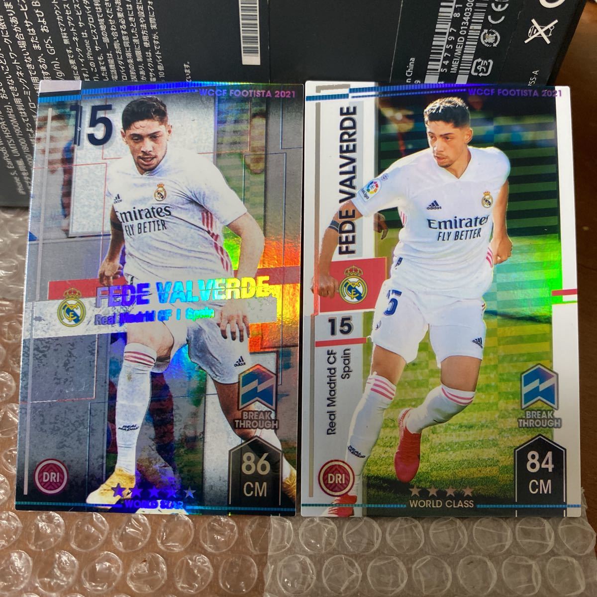 ◆WCCF FOOTISTA 2021 フェデ・バルベルデ FEDE VALVERDE Real Madrid BREAK THROUGH◆_画像1